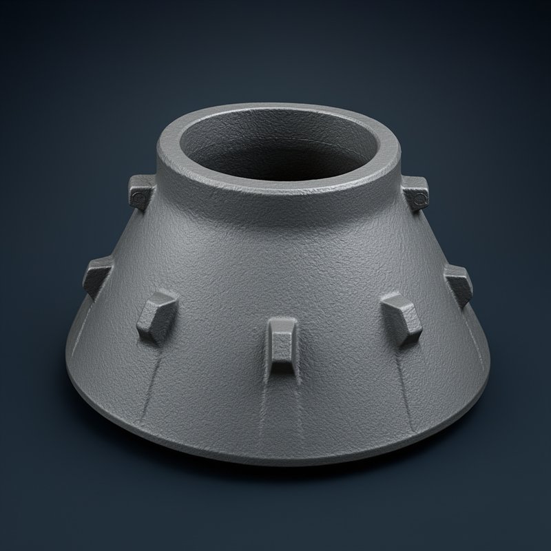 Bowl liner (concave) – outer crushing surface (stationary)