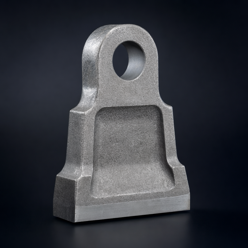 Clinker breaker hammer (clinker size reduction before cooler)