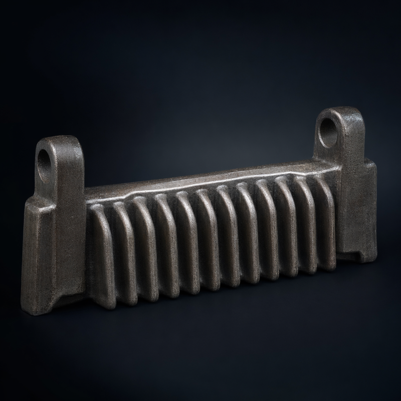 Clinker cooler grate bar / cast bar (roller-type cooler)