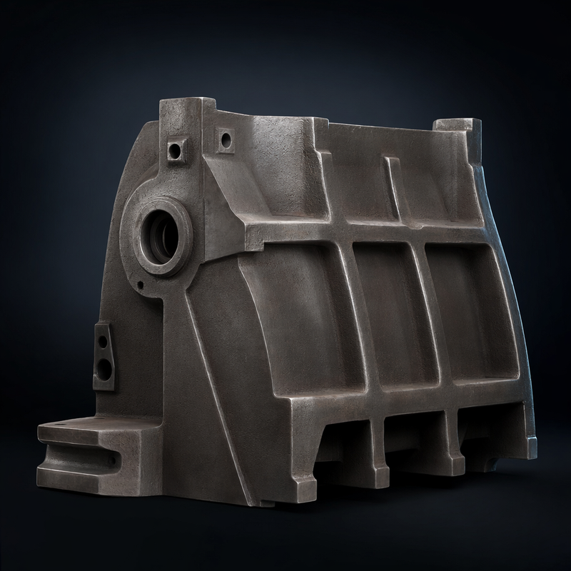 Cooler side wall / support casting