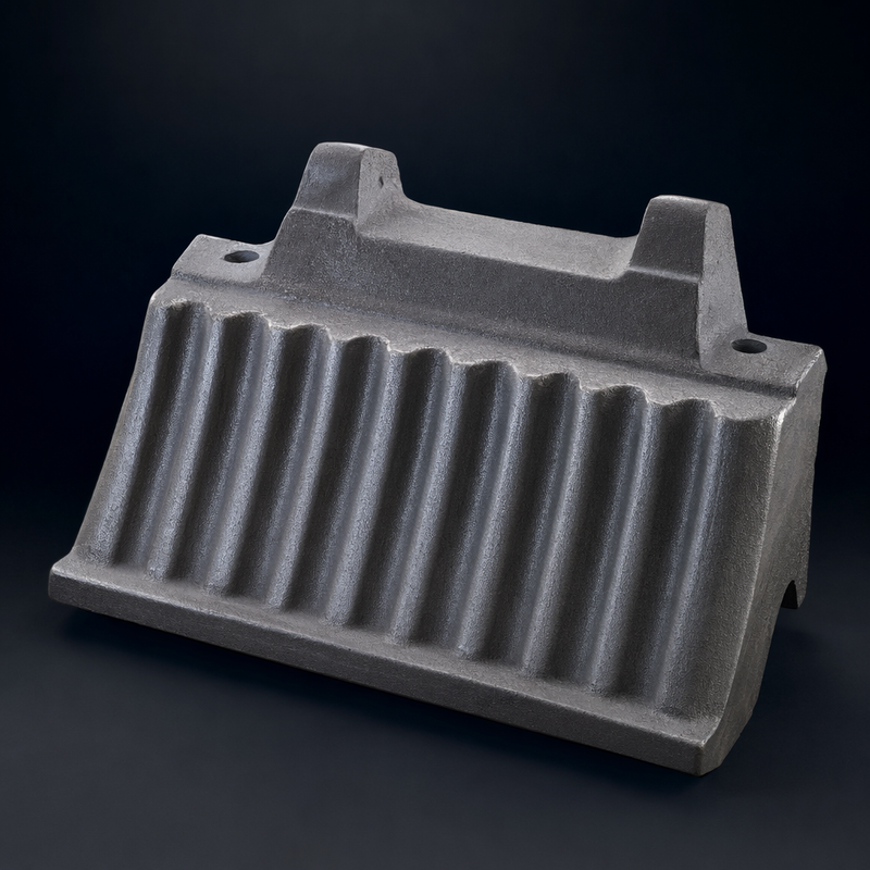 Crusher jaw plate / cone liner (limestone primary/secondary)