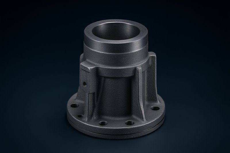 Axle housing casting (off-highway truck, ~2495 lbs)