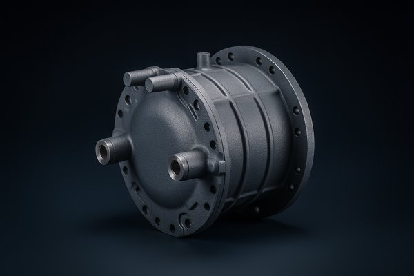 Centrifugal compressor casing (barrel type, horizontally split)