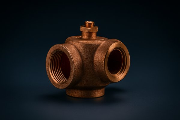 Bulk water meter body (DN50–DN300, electromagnetic / Woltmann)