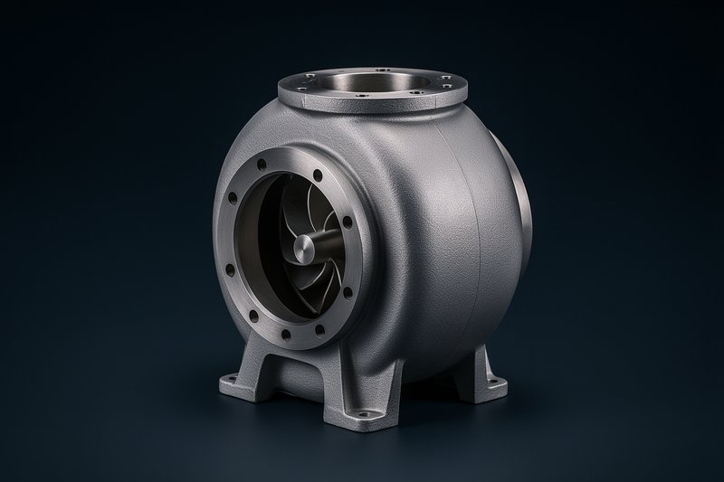 Brine recirculation pump casing & impeller