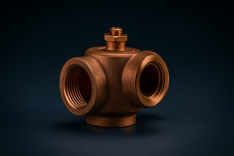 Bulk water meter body (DN50–DN300, electromagnetic / Woltmann)