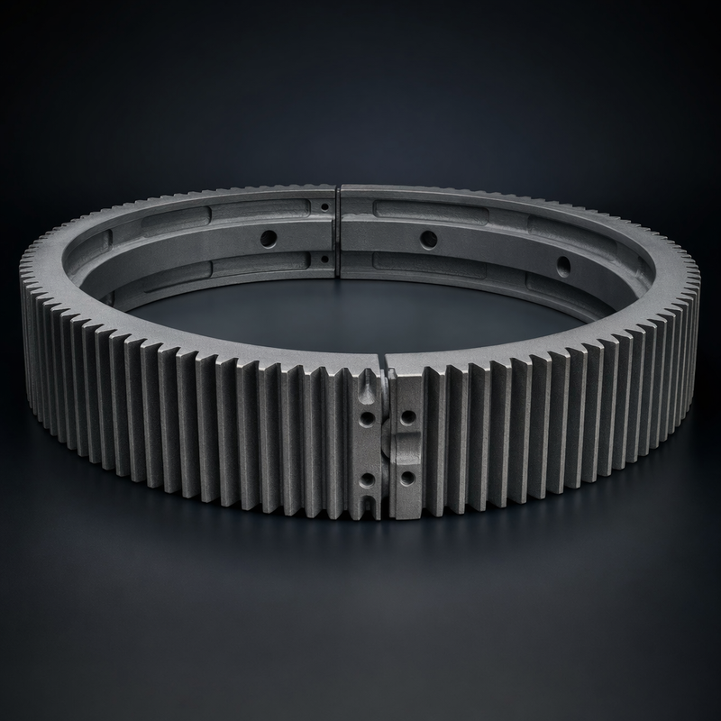 Kiln girth gear (large open gear – ring gear)