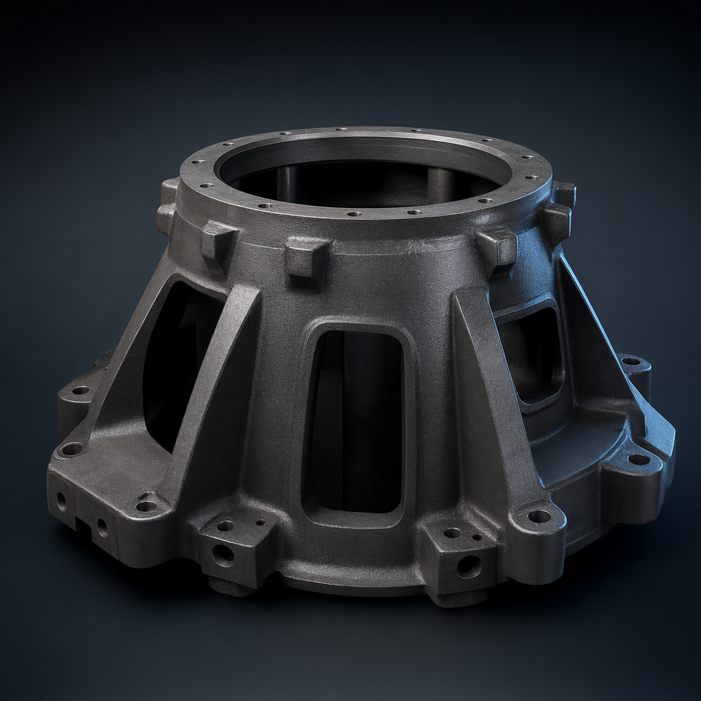 Main frame / spider casting (cone crusher structural body) hero