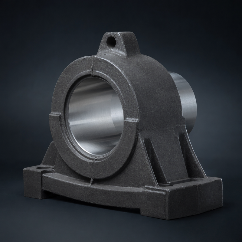 Mill trunnion casting (feed / discharge trunnion, ball mill)