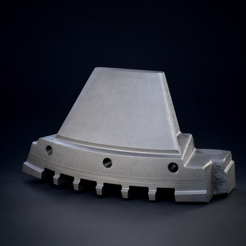 Raw mill grinding table / table segment (vertical roller mill – VRM)