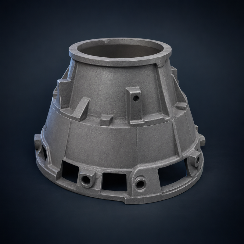 Raw mill separator / classifier housing casting